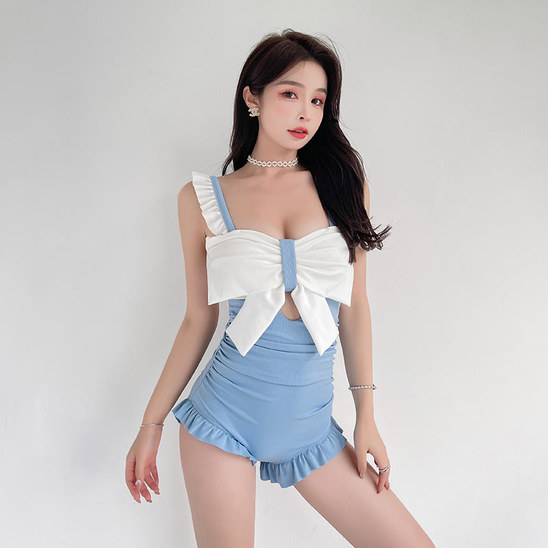 big ribbon one-piece